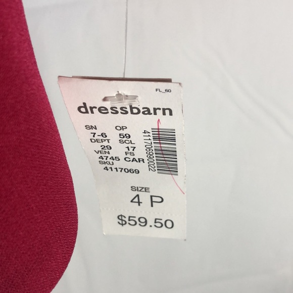 Jones Studio Separates Bright Pink Open Front Blazer - Picture 4 of 4